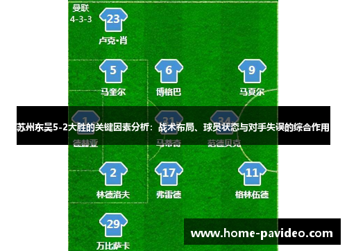 苏州东吴5-2大胜的关键因素分析：战术布局、球员状态与对手失误的综合作用